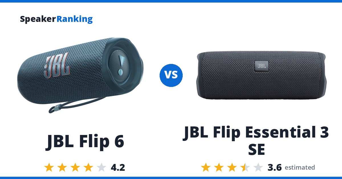 JBL Flip 6 vs JBL Flip Essential 3 SE