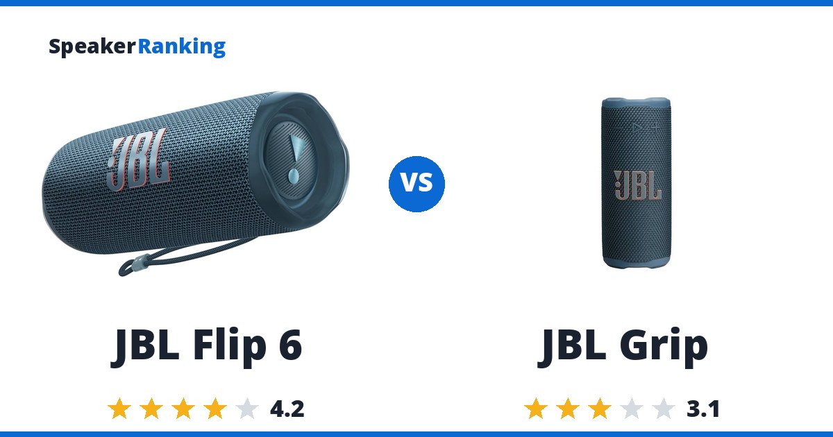 JBL Flip 6 vs JBL Grip