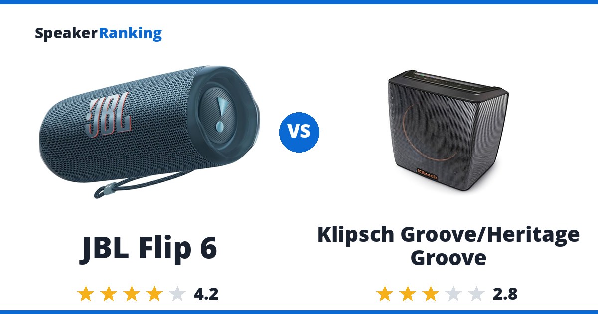 JBL Flip 6 vs Klipsch Groove/Heritage Groove