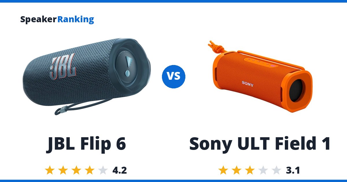 JBL Flip 6 vs Sony ULT Field 1