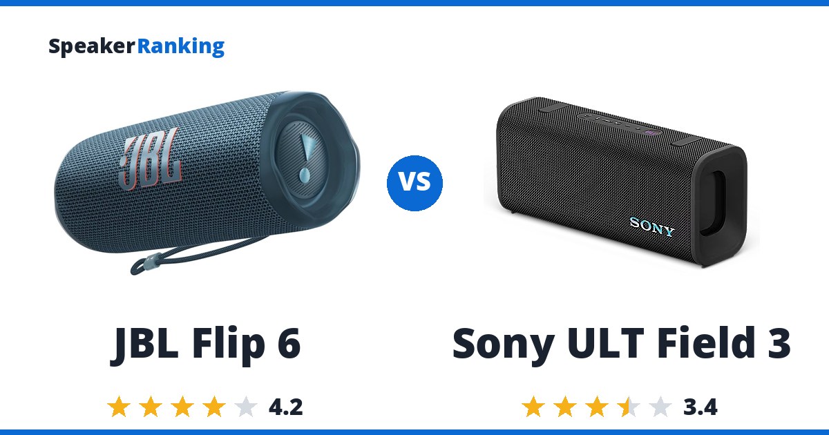 JBL Flip 6 vs Sony ULT Field 3