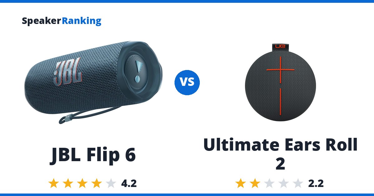 JBL Flip 6 vs Ultimate Ears Roll 2