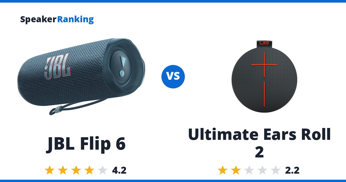 JBL Flip 6 vs Ultimate Ears Roll 2