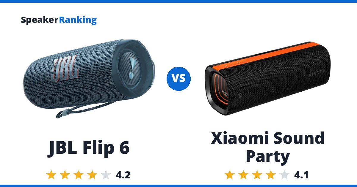 JBL Flip 6 vs Xiaomi Sound Party