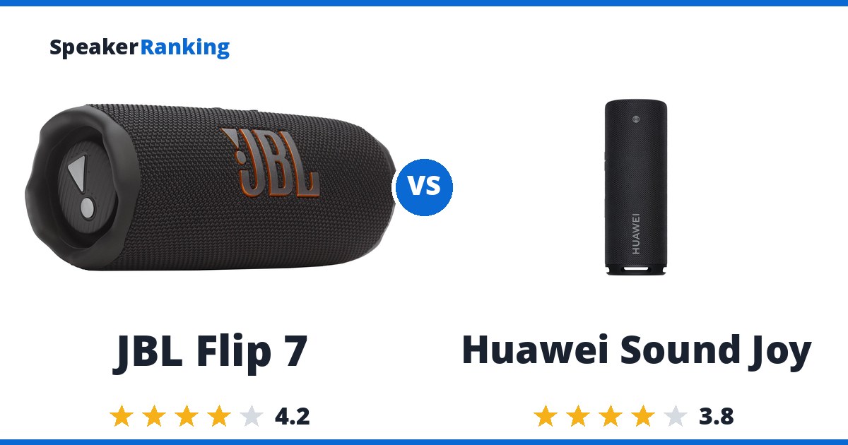 JBL Flip 7 vs Huawei Sound Joy