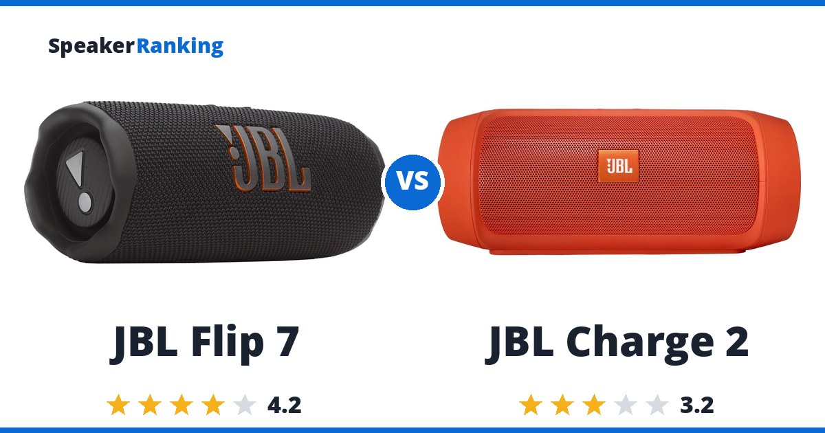 JBL Flip 7 vs JBL Charge 2