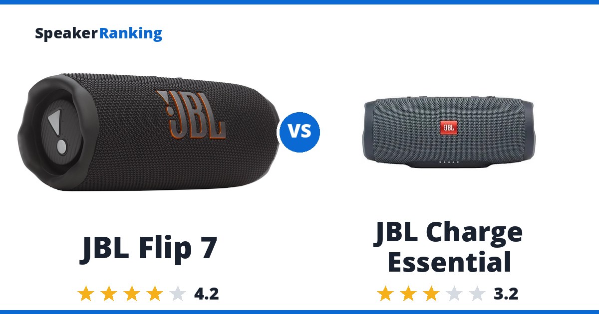 JBL Flip 7 vs JBL Charge Essential
