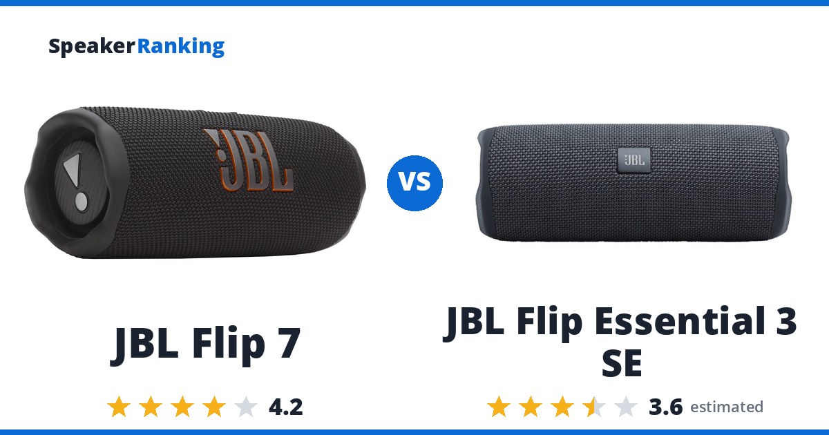 JBL Flip 7 vs JBL Flip Essential 3 SE