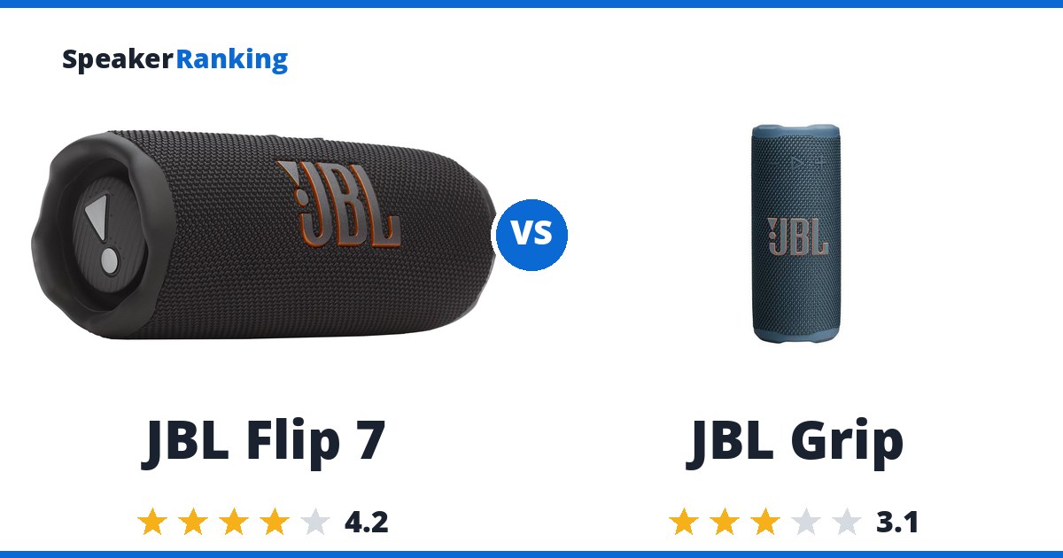 JBL Flip 7 vs JBL Grip