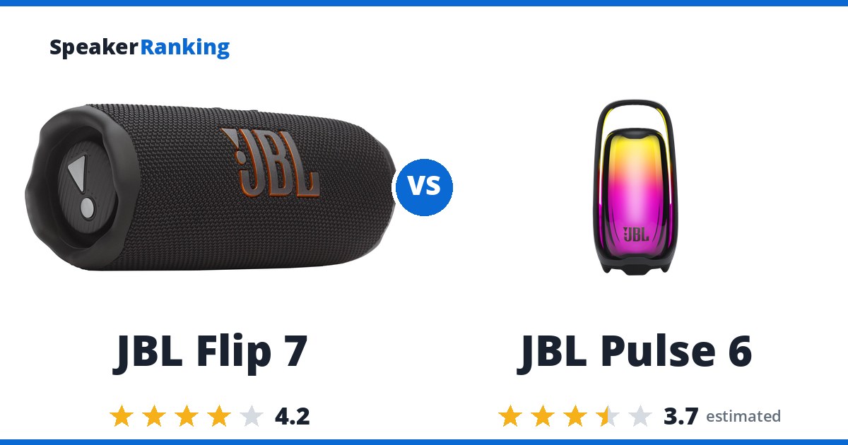 JBL Flip 7 vs JBL Pulse 6
