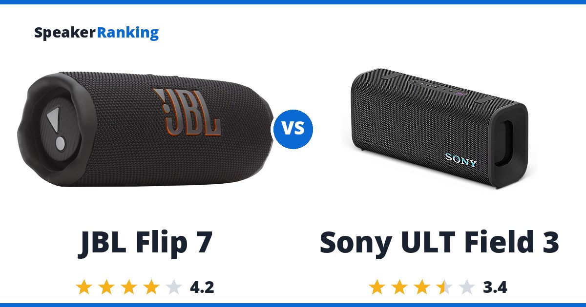 JBL Flip 7 vs Sony ULT Field 3