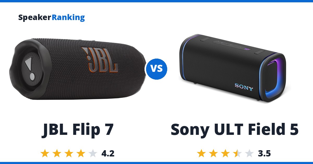 JBL Flip 7 vs Sony ULT Field 5