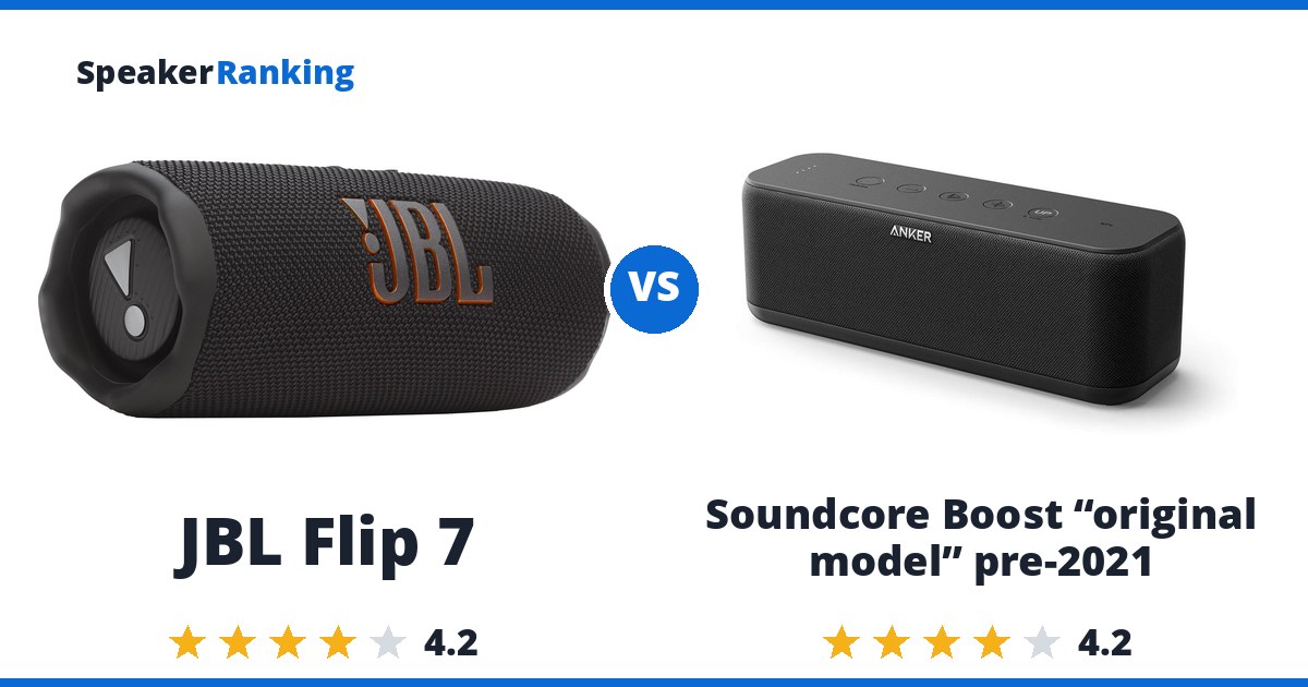 JBL Flip 7 vs Soundcore Boost “original model” pre-2021