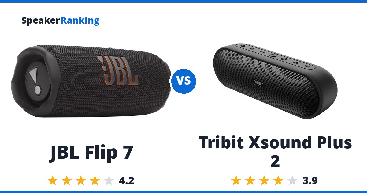 JBL Flip 7 vs Tribit Xsound Plus 2