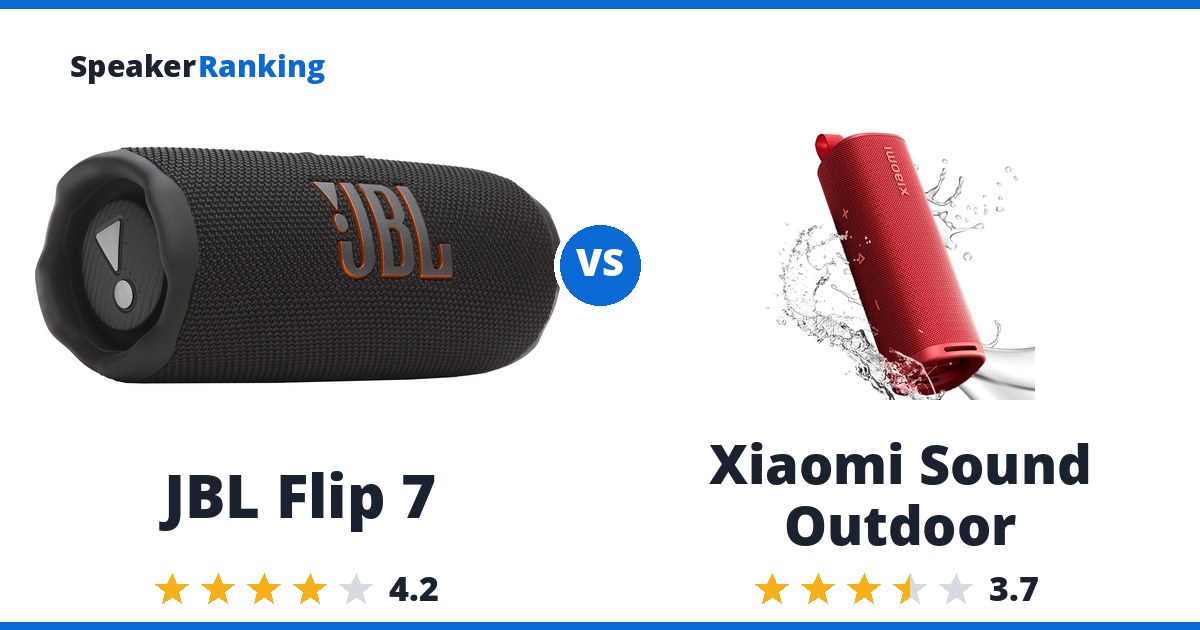 JBL Flip 7 vs Xiaomi Sound Outdoor