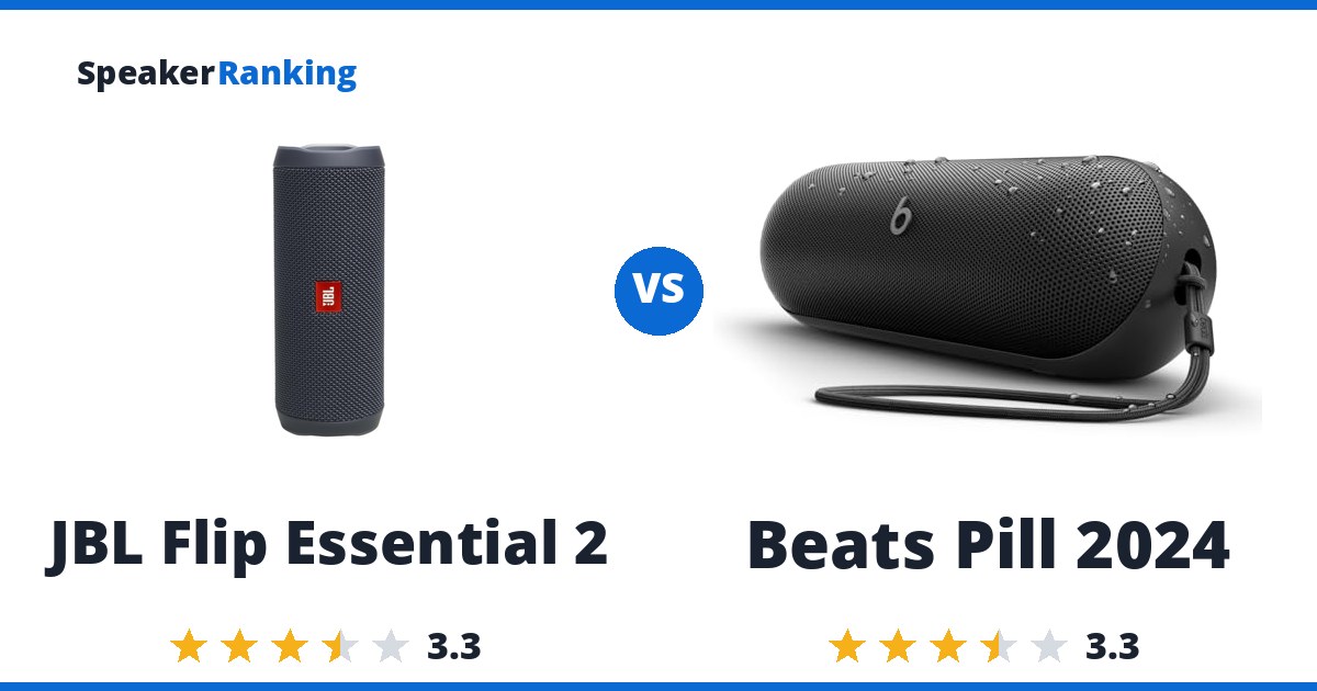 JBL Flip Essential 2 vs Beats Pill 2024