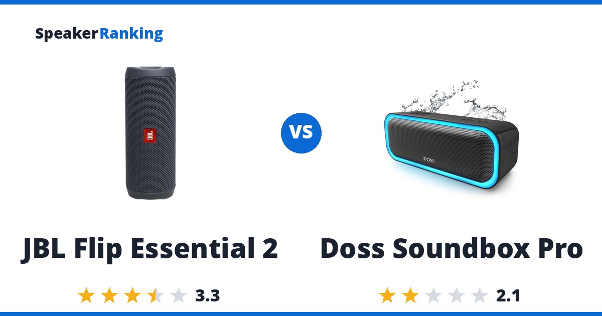 JBL Flip Essential 2 vs Doss Soundbox Pro