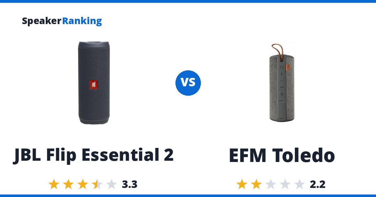 JBL Flip Essential 2 vs EFM Toledo