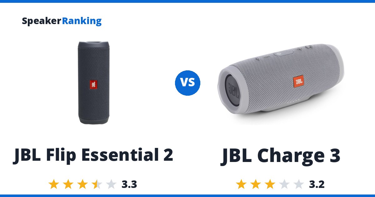 JBL Flip Essential 2 vs JBL Charge 3