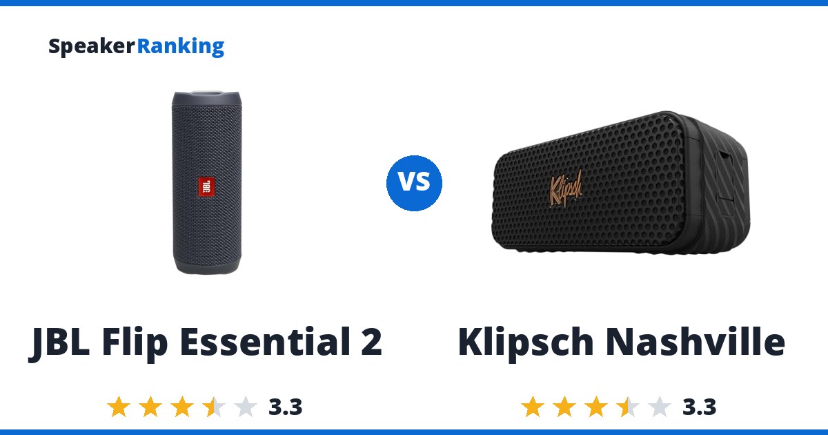 JBL Flip Essential 2 vs Klipsch Nashville