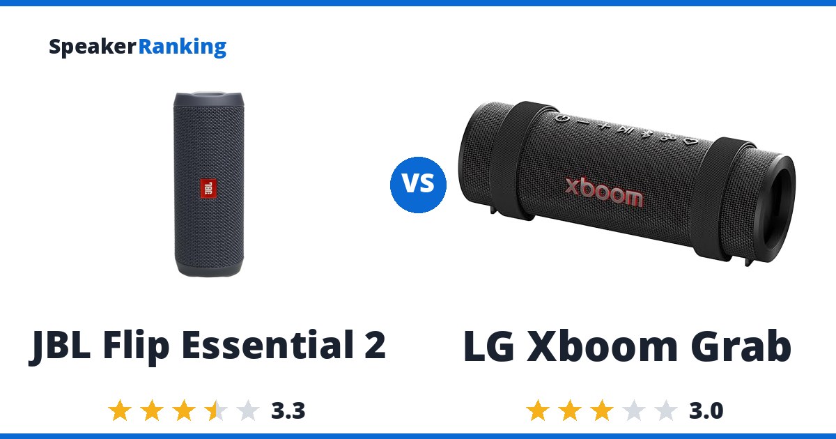 JBL Flip Essential 2 vs LG Xboom Grab