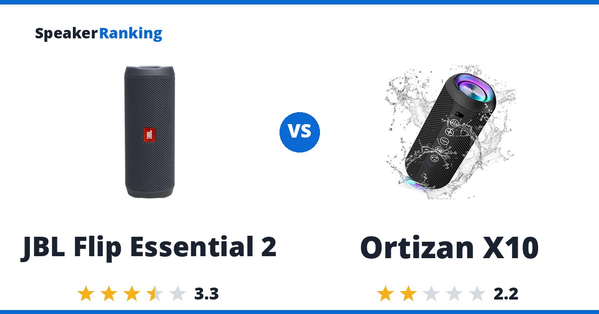 JBL Flip Essential 2 vs Ortizan X10