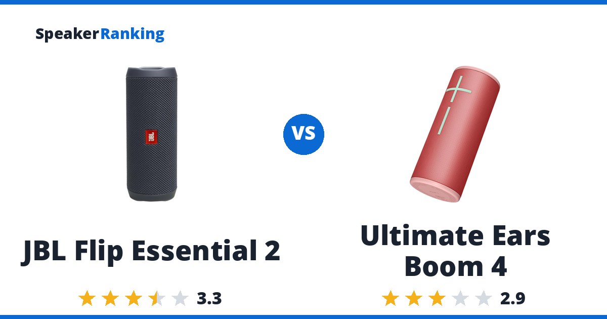 JBL Flip Essential 2 vs Ultimate Ears Boom 4