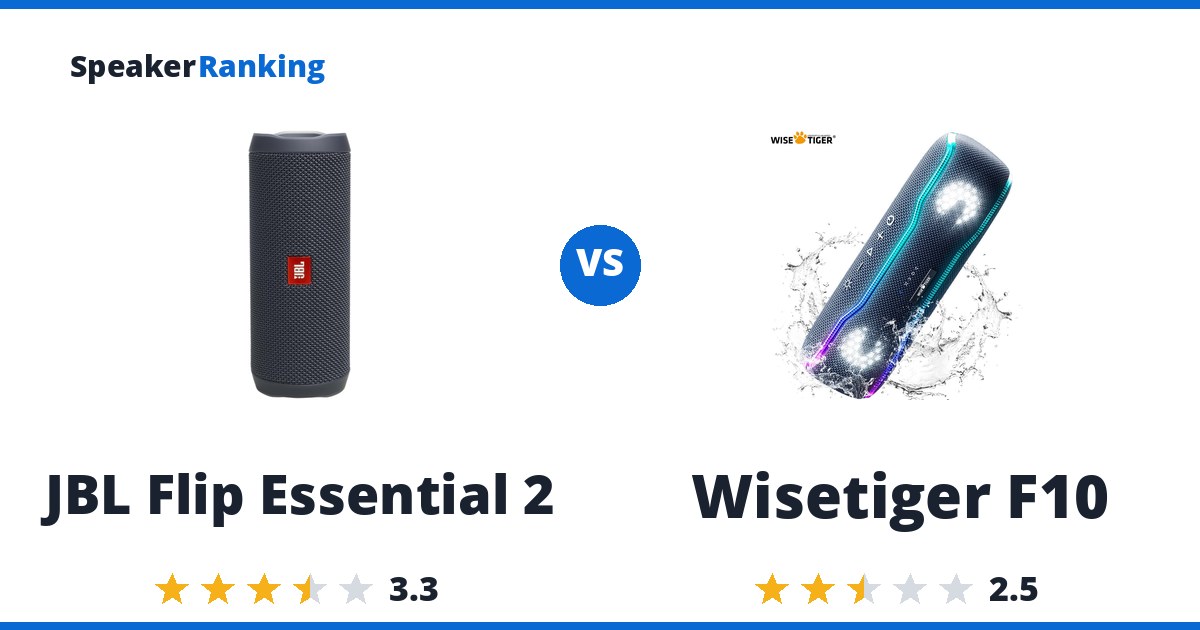 JBL Flip Essential 2 vs Wisetiger F10