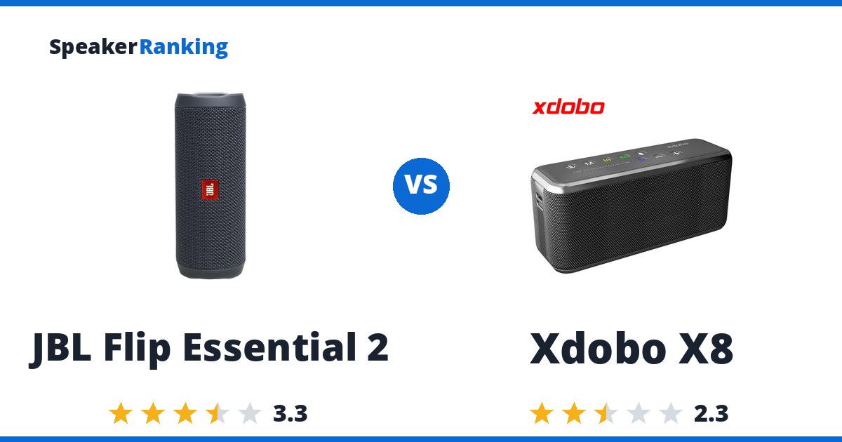 JBL Flip Essential 2 vs Xdobo X8