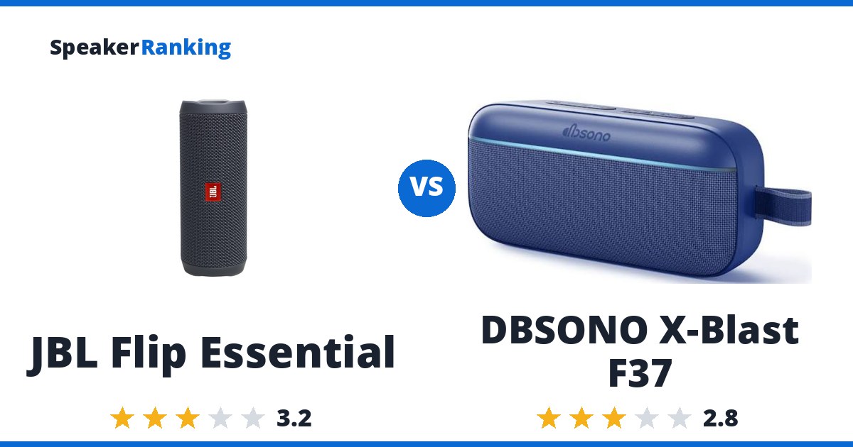 JBL Flip Essential vs DBSONO X-Blast F37