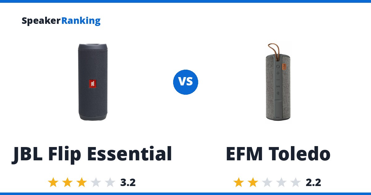 JBL Flip Essential vs EFM Toledo