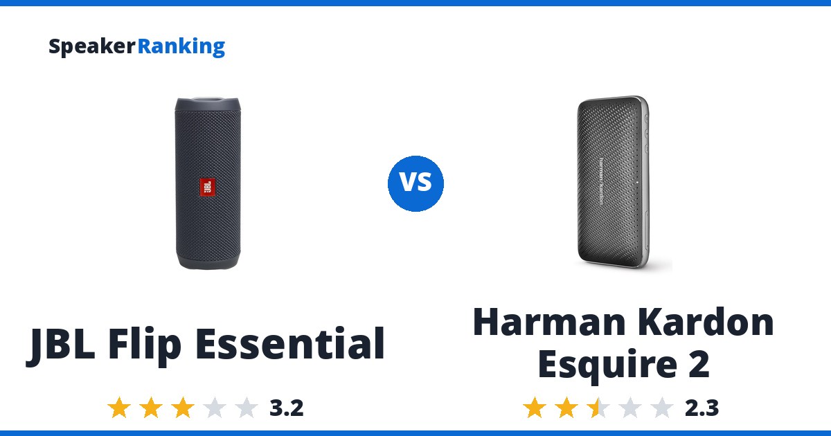 JBL Flip Essential vs Harman Kardon Esquire 2