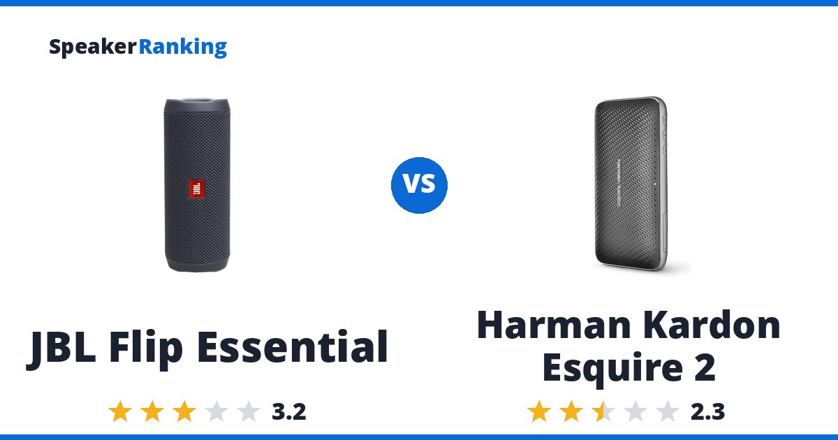 JBL Flip Essential vs Harman Kardon Esquire 2