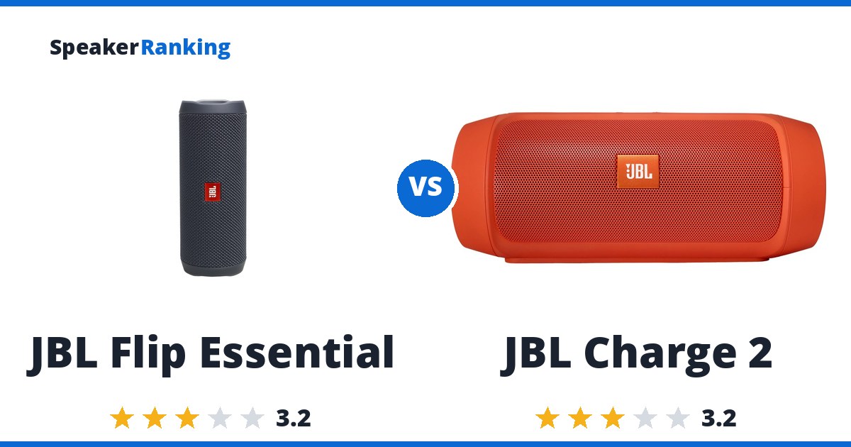 JBL Flip Essential vs JBL Charge 2