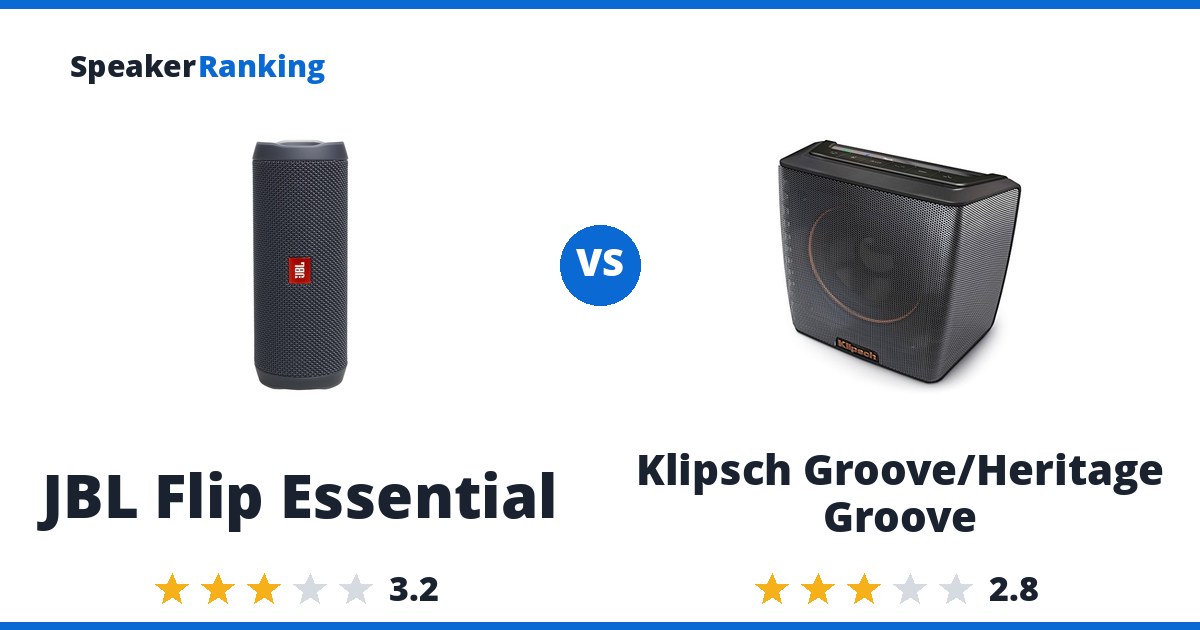 JBL Flip Essential vs Klipsch Groove/Heritage Groove