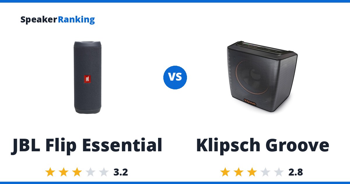 JBL Flip Essential vs Klipsch Groove