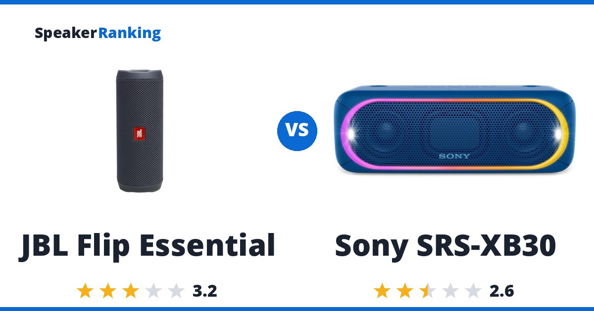 JBL Flip Essential vs Sony SRS-XB30