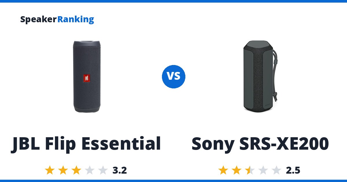 JBL Flip Essential vs Sony SRS-XE200