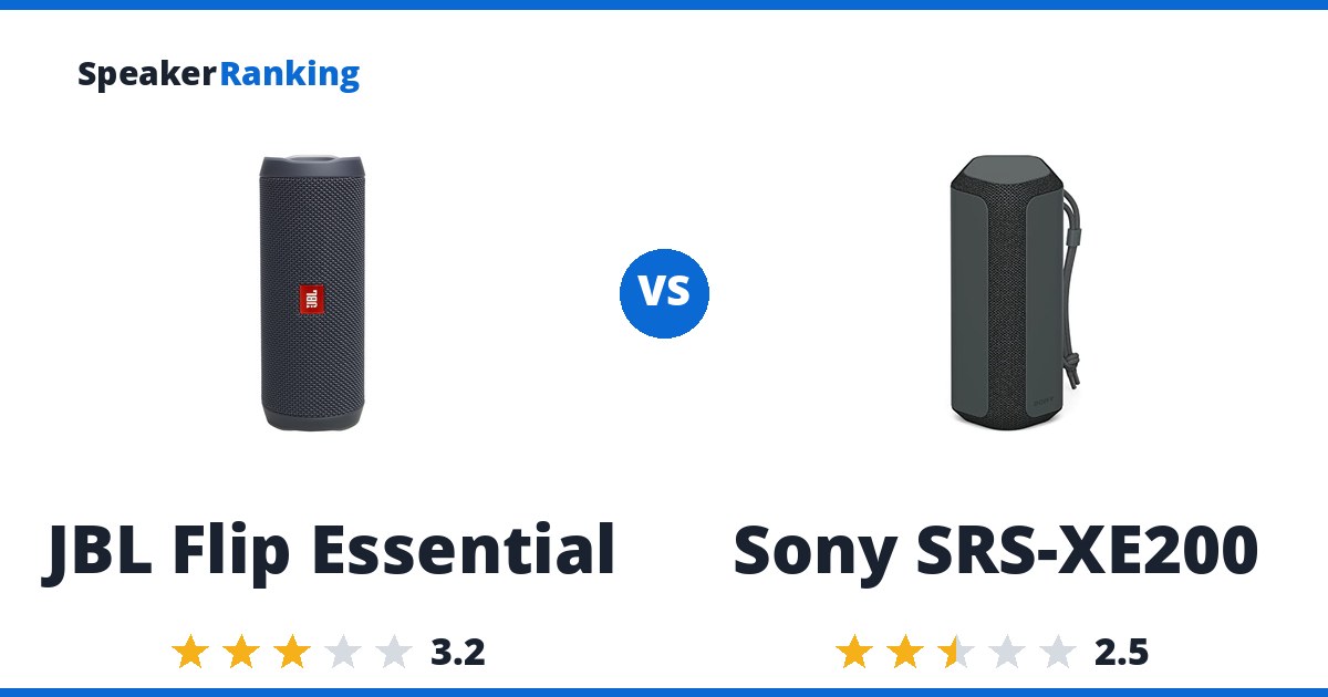 JBL Flip Essential vs Sony SRS-XE200