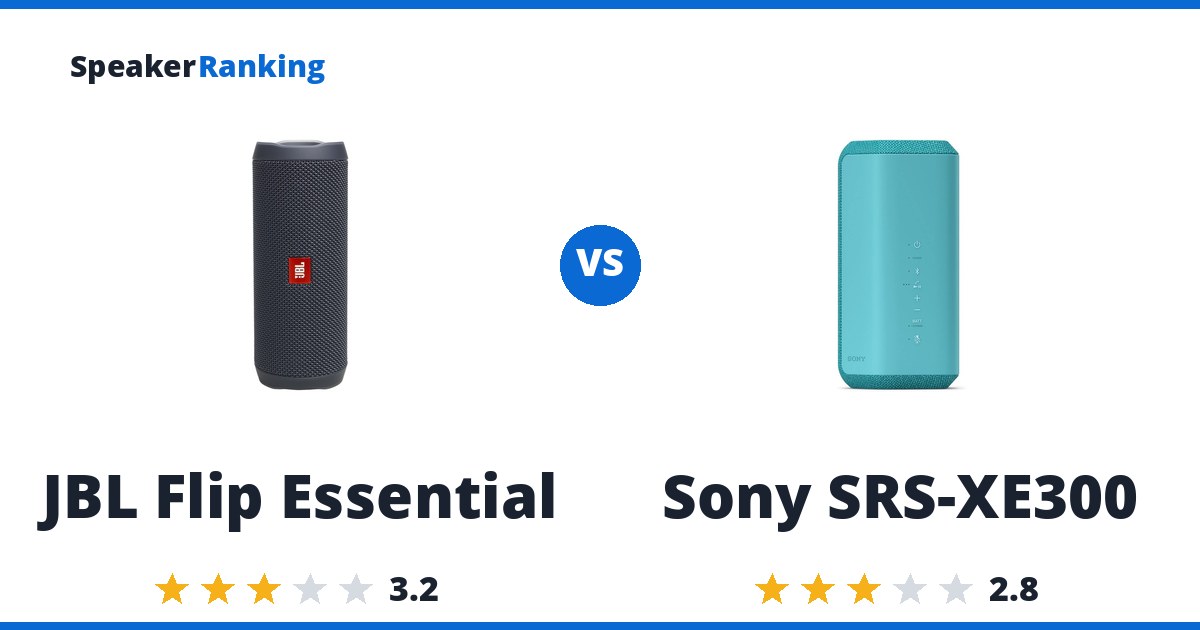 JBL Flip Essential vs Sony SRS-XE300