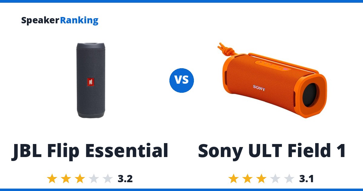 JBL Flip Essential vs Sony ULT Field 1