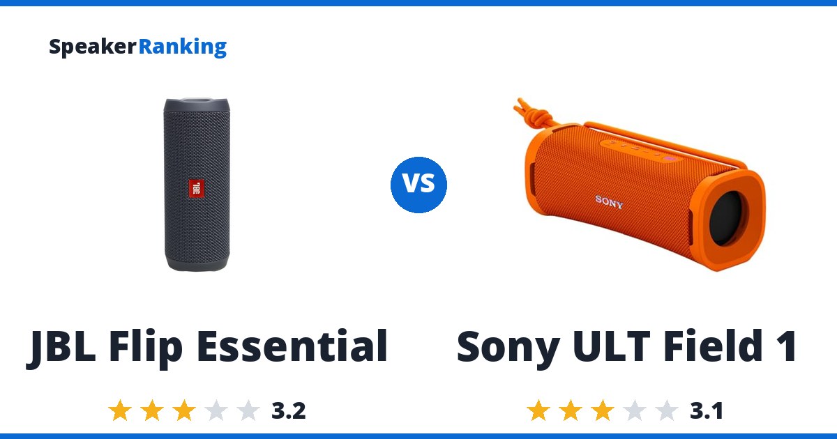 JBL Flip Essential vs Sony ULT Field 1