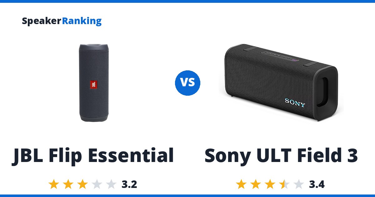 JBL Flip Essential vs Sony ULT Field 3