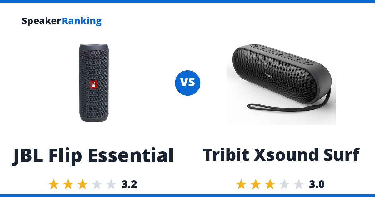 JBL Flip Essential vs Tribit Xsound Surf