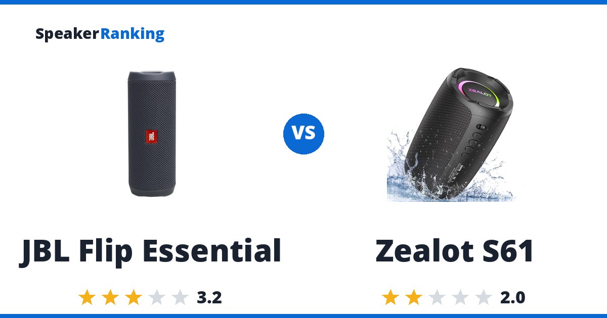 JBL Flip Essential vs Zealot S61