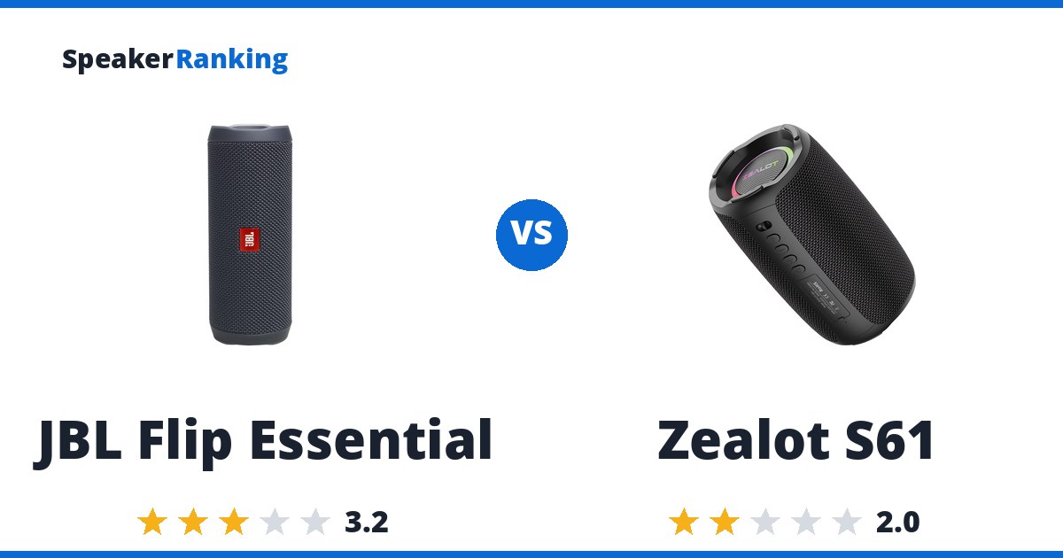 JBL Flip Essential vs Zealot S61