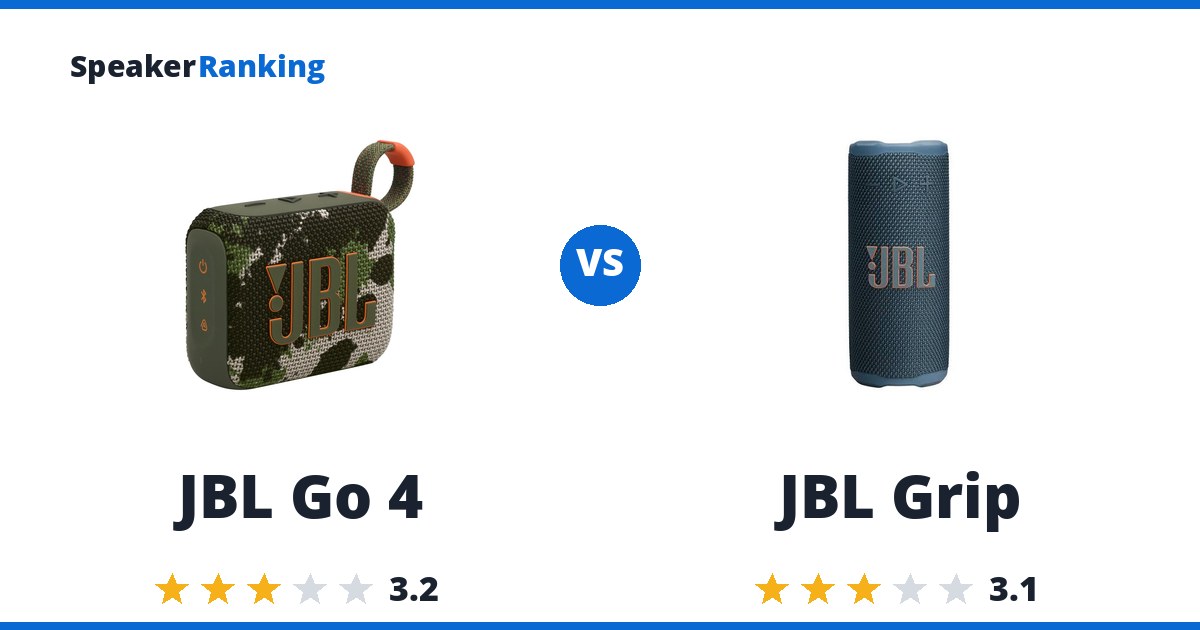 JBL Go 4 vs JBL Grip