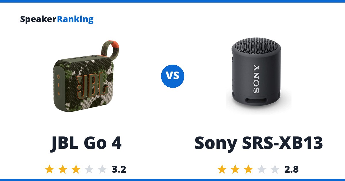JBL Go 4 vs Sony SRS-XB13