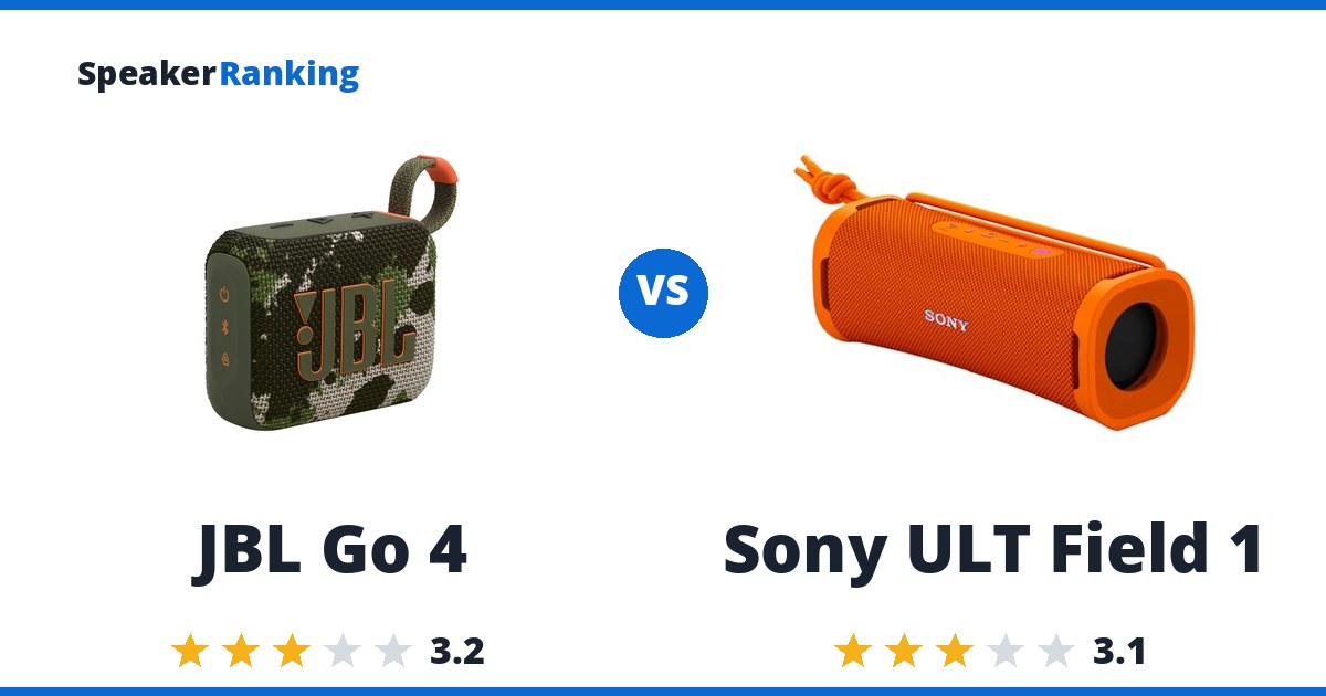JBL Go 4 vs Sony ULT Field 1