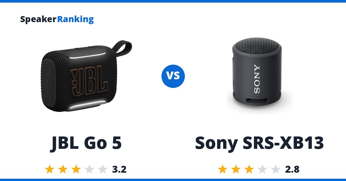 JBL Go 5 vs Sony SRS-XB13